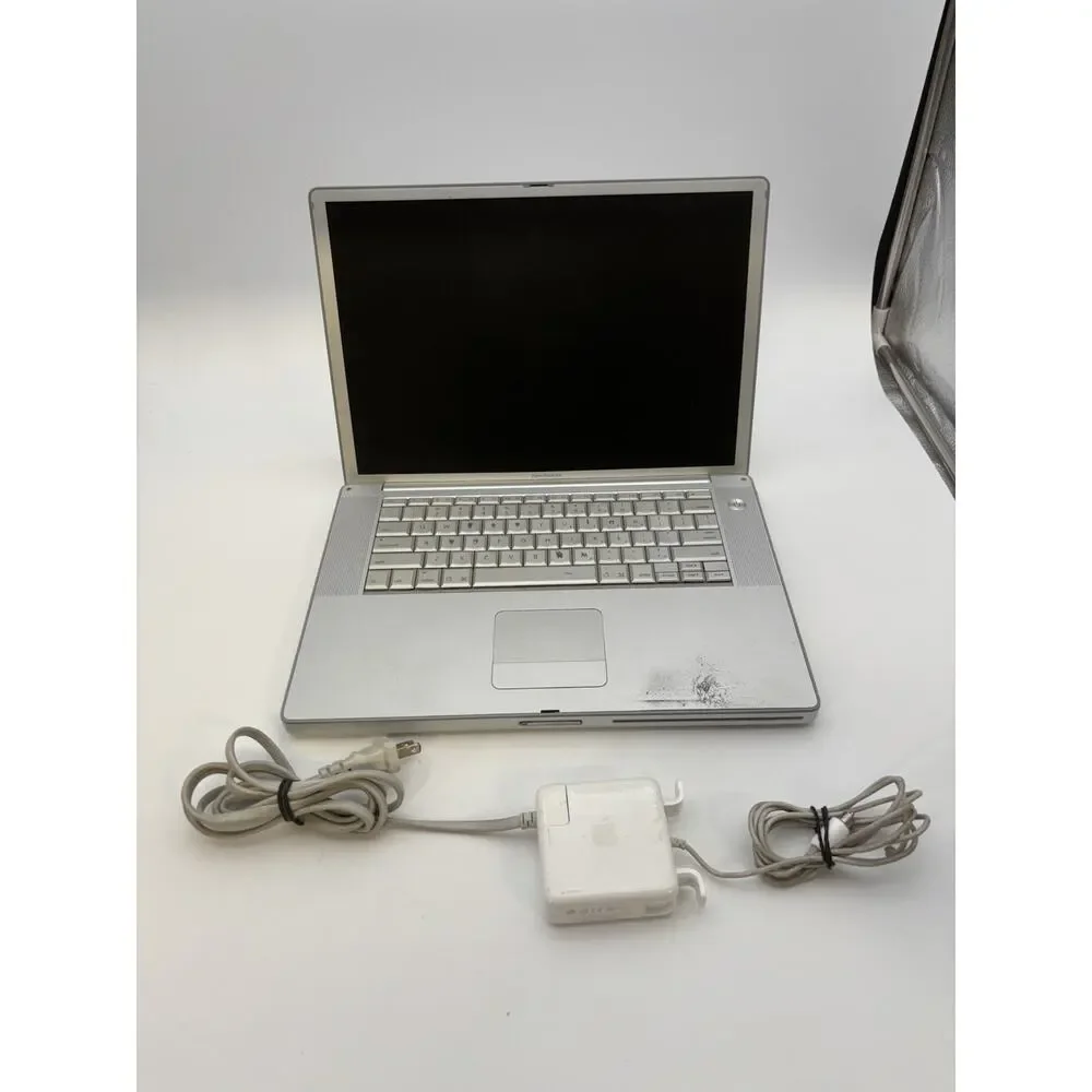 Lot Of 3 Apple iBook’s G3 And Powerbook G4 Laptops With Chargers Manuals Discs.